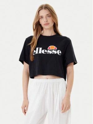 Ellesse T-Shirt Alberta Crop SGS04484 Czarny Regular Fit
