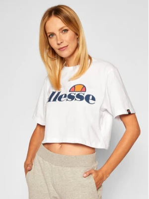 Ellesse T-Shirt Alberta SGS04484 Biały Cropped Fit