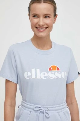Ellesse t-shirt bawełniany Albany T-Shirt damski kolor niebieski SGV03237