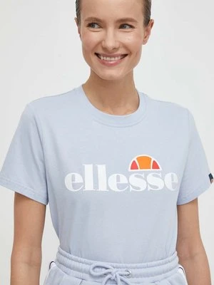 Ellesse t-shirt bawełniany Albany T-Shirt damski kolor niebieski SGV03237