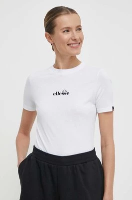 Ellesse t-shirt bawełniany Beckana Tee damski kolor biały SGP16458