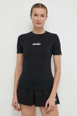 Ellesse t-shirt bawełniany Beckana Tee damski kolor czarny SGP16458