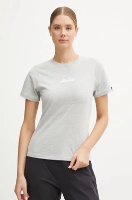 Ellesse t-shirt bawełniany Beckana Tee damski kolor szary SGP16458