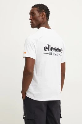 Ellesse t-shirt bawełniany CONDENA męski kolor biały z nadrukiem SHX20960