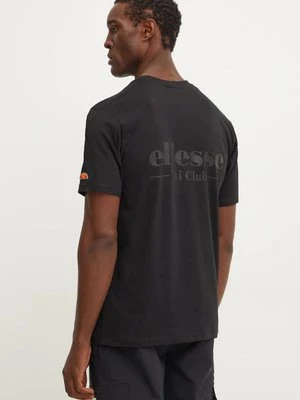 Ellesse t-shirt bawełniany CONDENA męski kolor czarny z nadrukiem SHX20960