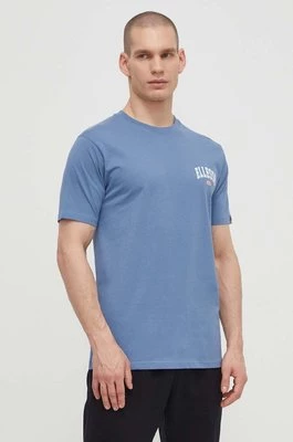 Ellesse t-shirt bawełniany Harvardo T-Shirt męski kolor niebieski z nadrukiem SHV20245