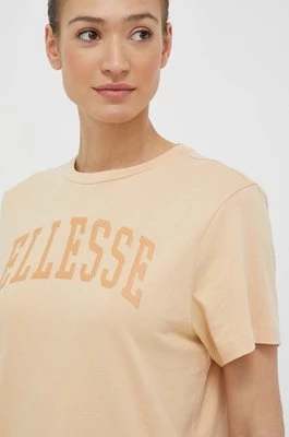 Ellesse t-shirt bawełniany kolor pomarańczowy SGR17859-LIGHTGREY