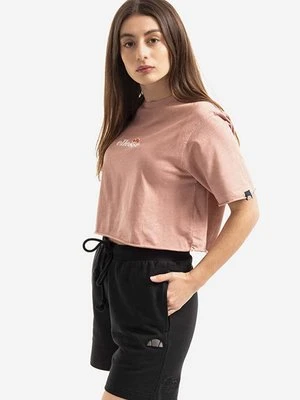 Ellesse t-shirt bawełniany kolor różowy SGM14013-PINK