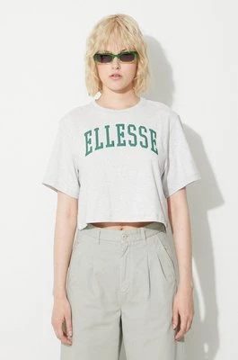 Ellesse t-shirt bawełniany kolor szary SGR17855-GREYMARL