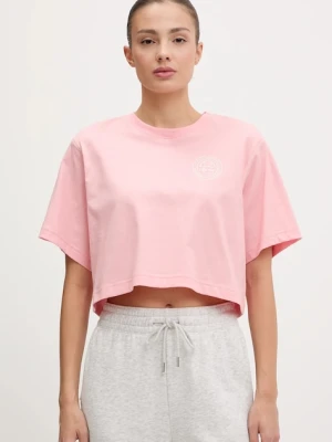 Ellesse t-shirt bawełniany Marcialla damski kolor różowy SGZ21801