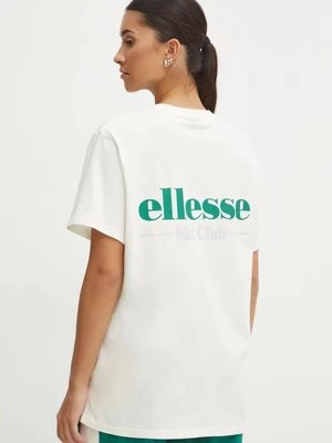 Ellesse t-shirt bawełniany MERIBEL damski kolor beżowy SGX20906