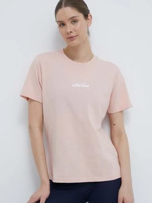 Ellesse t-shirt bawełniany Svetta Tee damski kolor różowy SGP16453