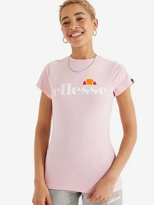 Ellesse t-shirt damski kolor różowy SGK11399-WHITE