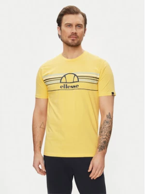 Ellesse T-Shirt Lentamente SHV11918 Żółty Regular Fit