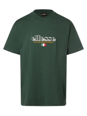 ellesse T-shirt męski Mężczyźni Bawełna zielony jednolity,