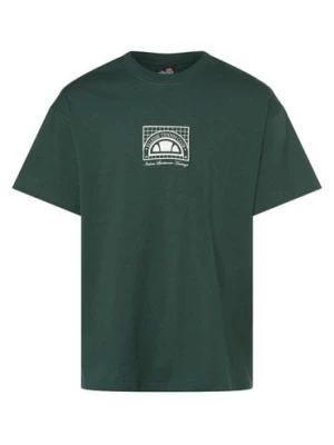 ellesse T-shirt męski Mężczyźni Bawełna zielony jednolity,
