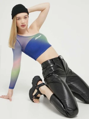 Zdjęcie produktu Ellesse top damski kolor niebieski cold shoulder