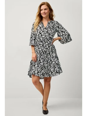 ellos Sukienka "Stina" w kolorze czarno-białym rozmiar: 42/44
