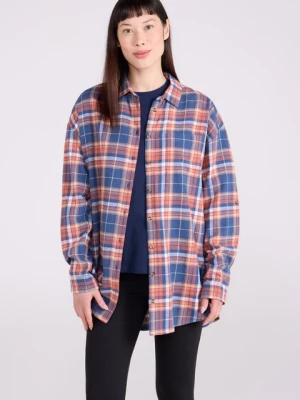 Elm damska koszula flanelowa o luźnym kroju - Navy Mountain Warehouse
