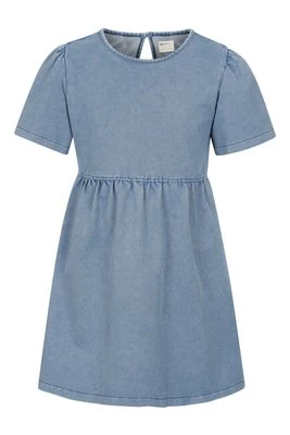 Elodie sukienka dziecięca z tkaniny Chambray - Blue Mountain Warehouse