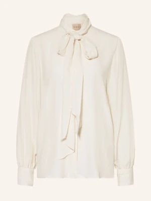 Émanou Bluzka Z Dodatkiem Jedwabiu I Zdejmowaną Kokardą weiss
