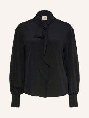 Émanou Bluzka Z Jedwabiem schwarz