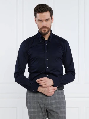 Emanuel Berg Koszula | Slim Fit granatowy