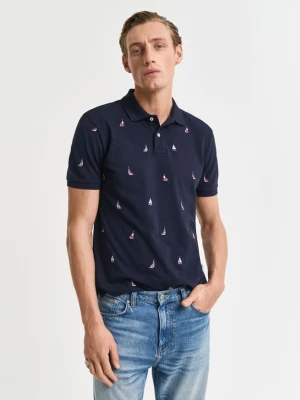 Embroidered Boat Graphic Polo Shirt GANT