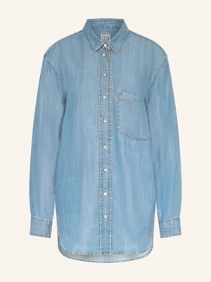 Emily Van Den Bergh Bluzka Oversize W Stylu Jeansowym blau