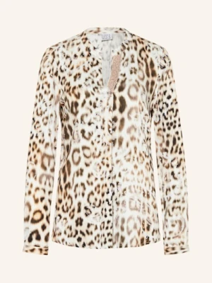 Emily Van Den Bergh Bluzka Z Błyszczącą Przędzą weiss