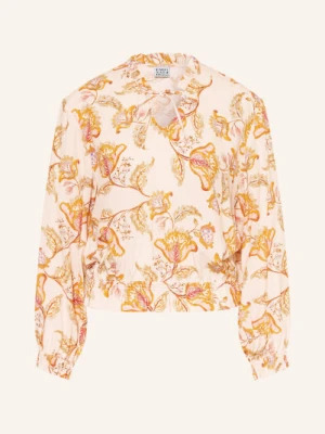 Emily Van Den Bergh Bluzka Z Falbanami orange