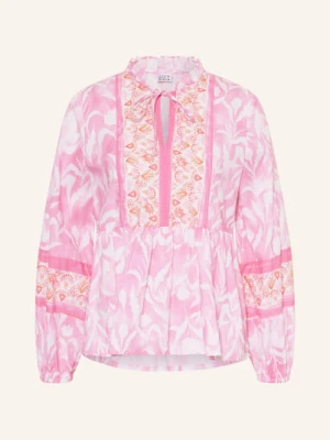 Emily Van Den Bergh Bluzka Z Falbanami pink