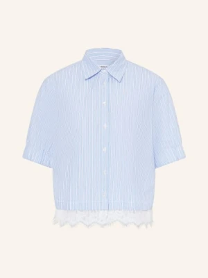 Emily Van Den Bergh Bluzka Z Koronką blau