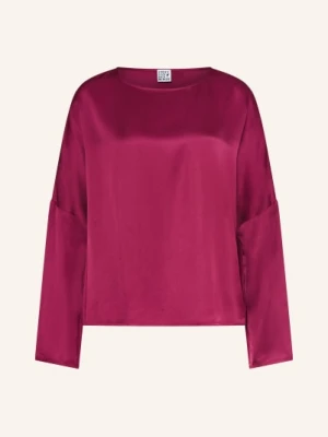 Emily Van Den Bergh Bluzka Z Satyny rot
