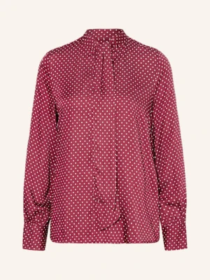 Emily Van Den Bergh Bluzka Z Wiązaniem Pod Szyją rot