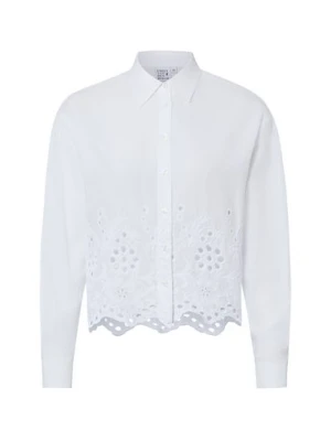 Emily van den Bergh Damska bluzka koszulowa Kobiety Bawełna (100%) biały,