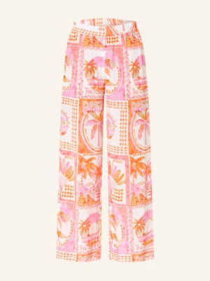 Emily Van Den Bergh Spodnie Z Materiału Typu Marlene orange