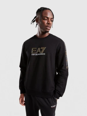 Emporio Armani 7 Bluza Tape Ll Crew Blk/gld