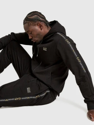 Emporio Armani 7 Bluza Z Kapturem Tape Fz Hd Bk/gl