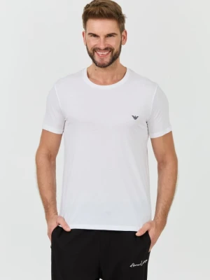 EMPORIO ARMANI Biały męski t-shirt basique, Rozmiar M