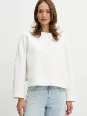 Emporio Armani bluza damska kolor biały z aplikacją EW000482 AF10002