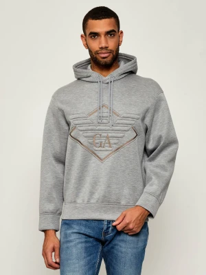 Emporio Armani Bluza | Oversize fit szary