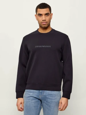 Emporio Armani Bluza | Regular Fit granatowy
