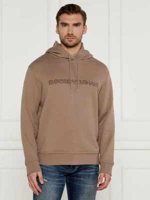Emporio Armani Bluza | Regular Fit beżowy