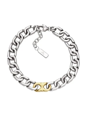 Emporio Armani bransoletka męska ze stali szlachetnej bez kamienia Eagle Logo