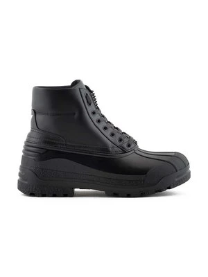 Emporio Armani buty wysokie męskie kolor czarny X4M391 XF741 00002