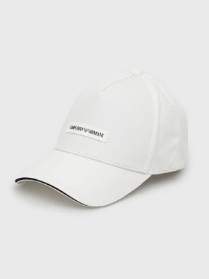Emporio Armani czapka z daszkiem bawełniana