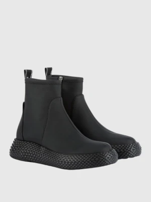 EMPORIO ARMANI Czarne botki damskie, Rozmiar 36