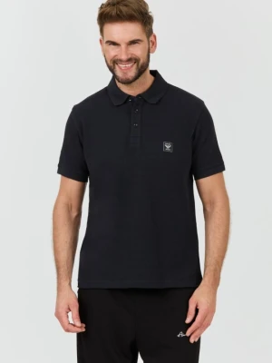 EMPORIO ARMANI Czarne męskie polo, Rozmiar XXL