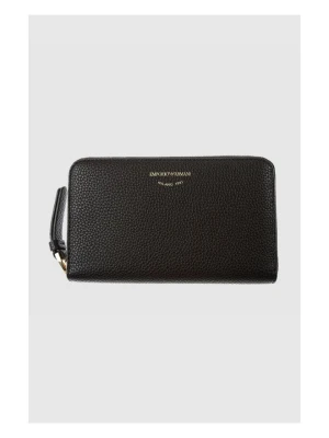 EMPORIO ARMANI Czarny portfel damski